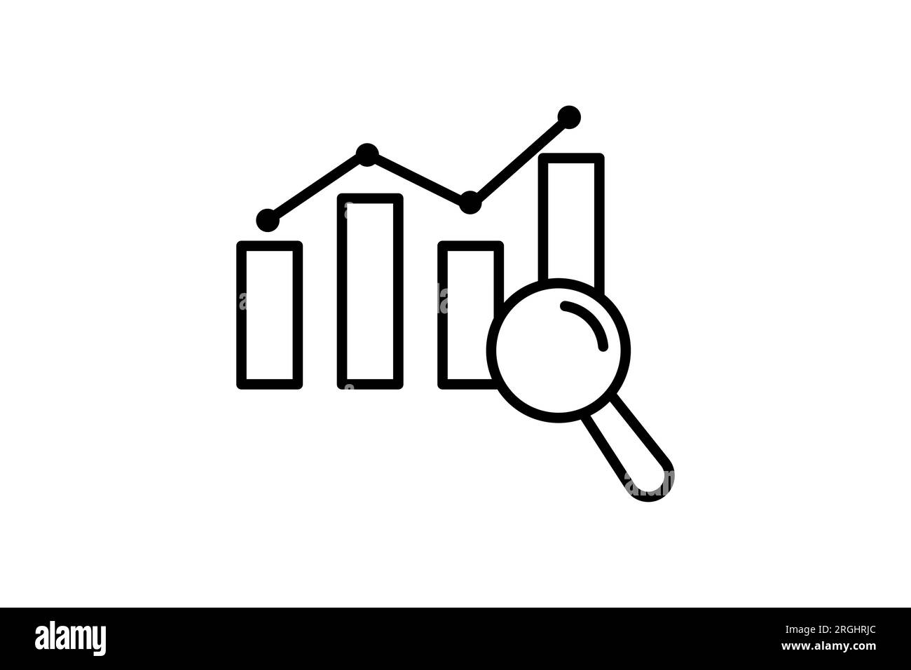 Icona ispezione. Icona relativa al sondaggio. stile icona linea. Semplice progettazione vettoriale modificabile Illustrazione Vettoriale
