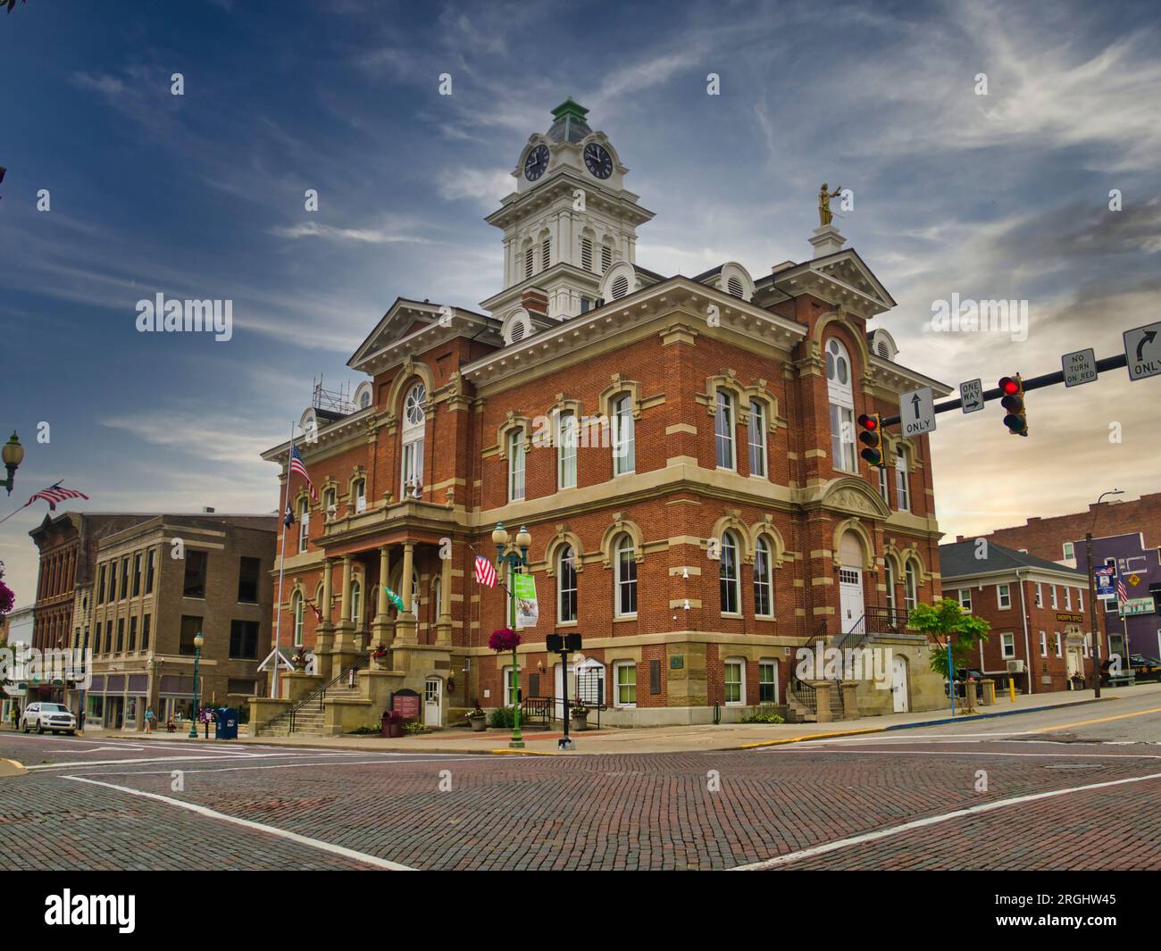 Tribunale della contea di Athens Athens Ohio USA 2023 Foto Stock