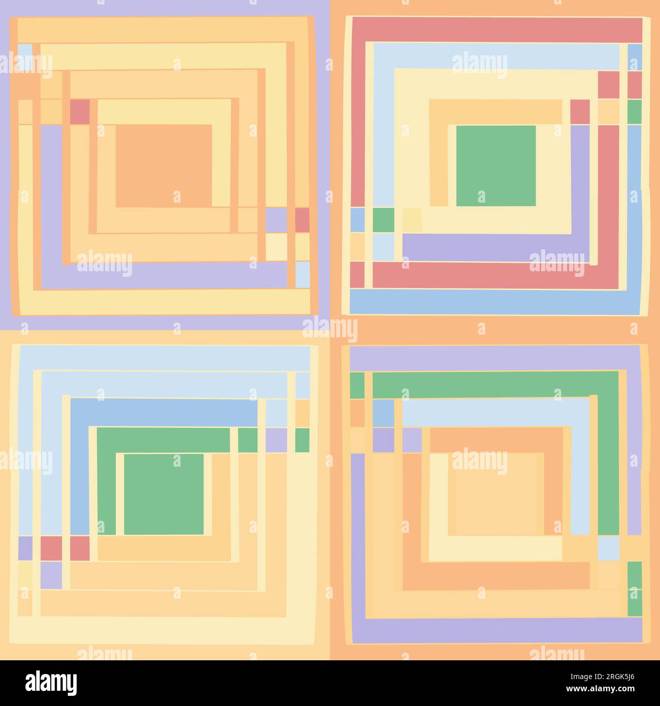 Motivo autunnale senza cuciture, astratte, brillanti. Modello autunnale senza cuciture, estetico, è applicabile per il design del tema autunnale e delle vacanze autunnali. Foto Stock