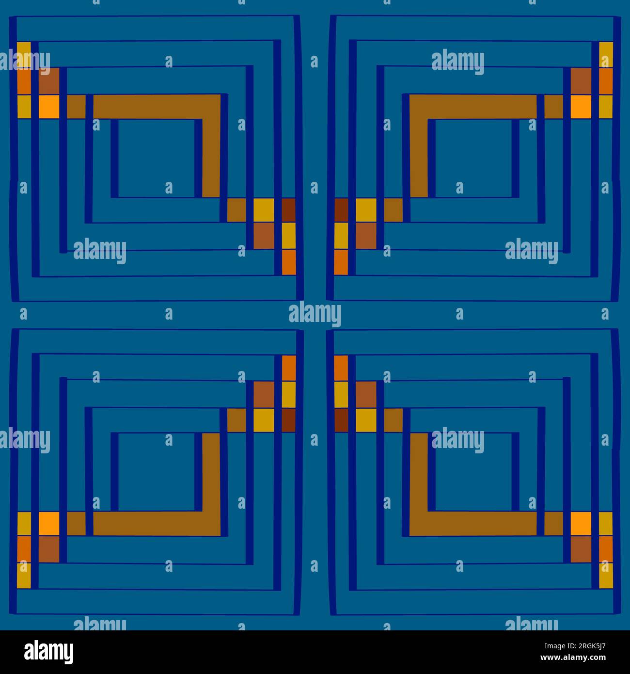 Motivo autunnale senza cuciture, astratte, brillanti. Modello autunnale senza cuciture, estetico, è applicabile per il design del tema autunnale e delle vacanze autunnali. Foto Stock