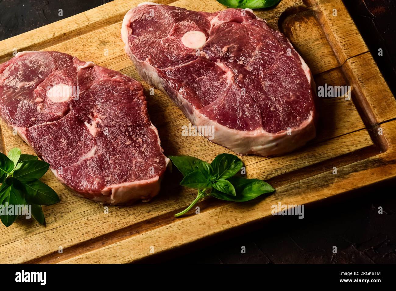 Manzo di agnello , carne di agnello della Patagonia, Patagonia, Argentina. Foto Stock