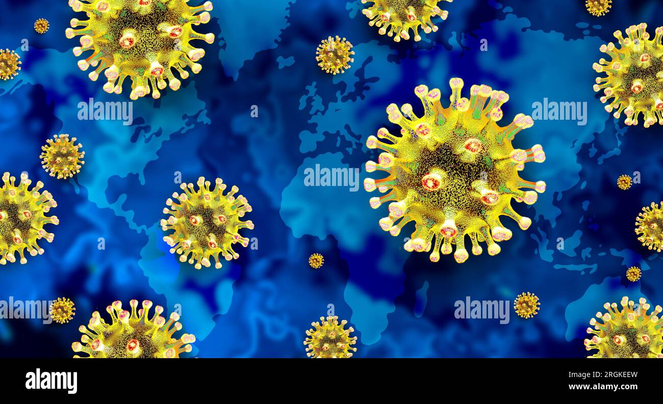 Nuova epidemia globale di virus e Covid o Covid19 o SARSCoV2 come