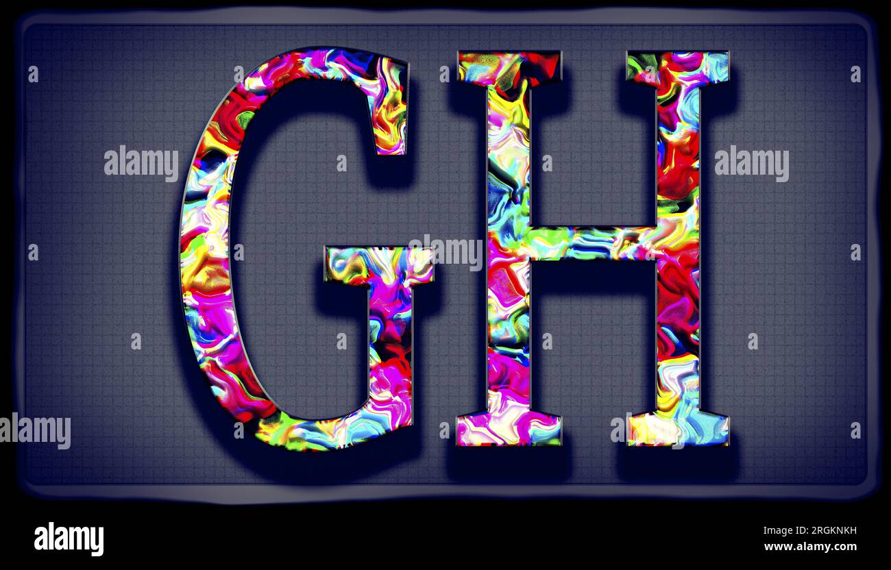 Esclusivo Painter Rough con design GH Foto Stock