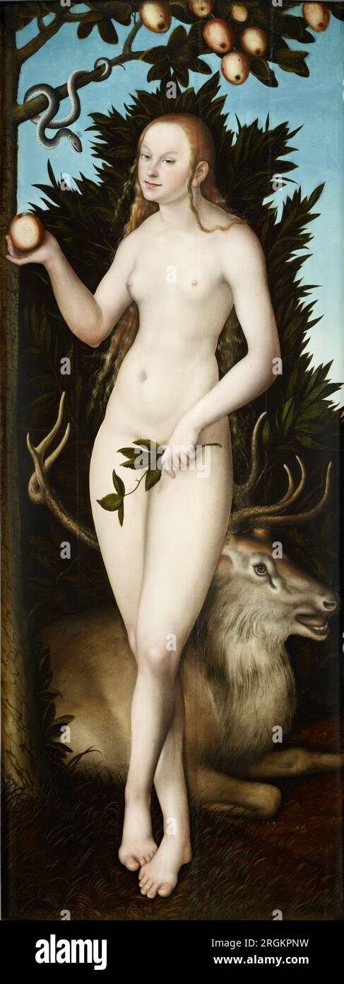 Eve 1533 di Lucas Cranach il Vecchio Foto Stock