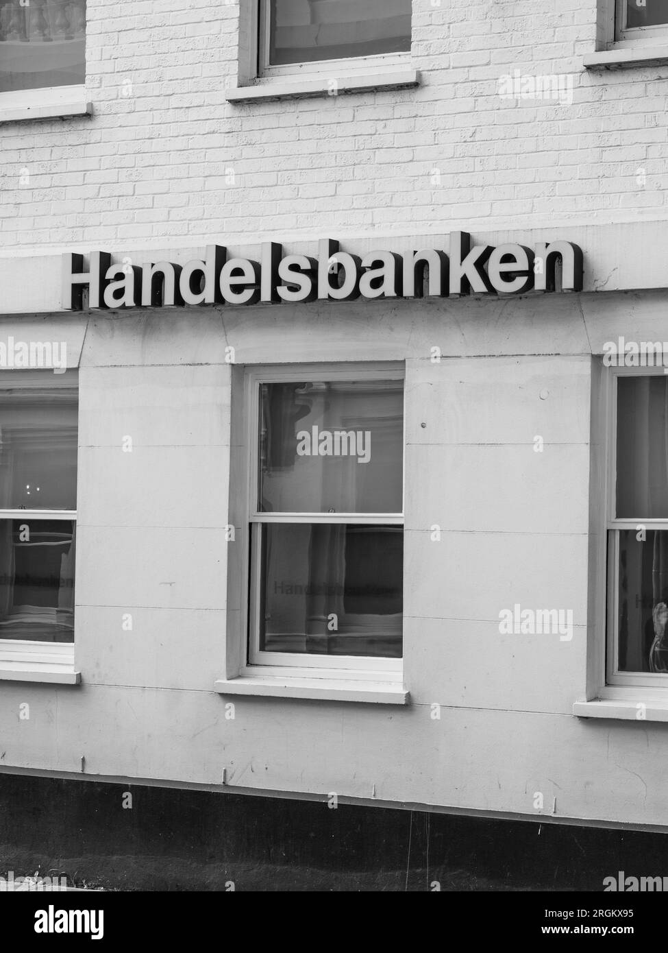 Handelsbanken, Newbury, Berkshire, Inghilterra, Regno Unito, GB. Foto Stock