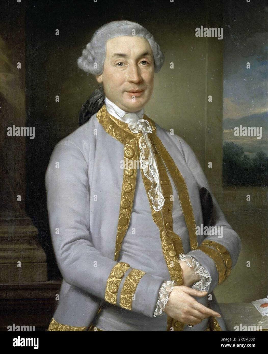 CARLO BUONAPARTE (1746-1785) avvocato corso e diplomatico, padre di Napoleone Foto Stock