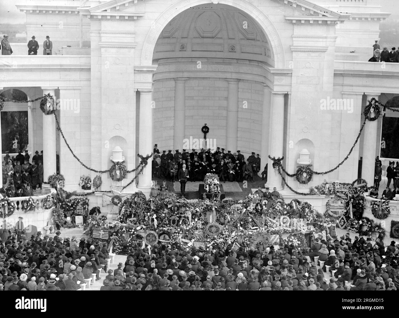 Sepoltura di un soldato sconosciuto ca. Novembre 1921 Foto Stock