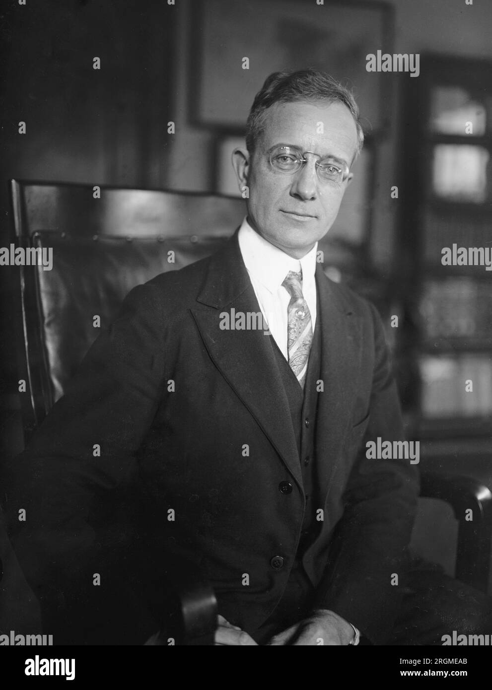 Ritratto di Raymond F. Crist ca. 1923 Foto Stock