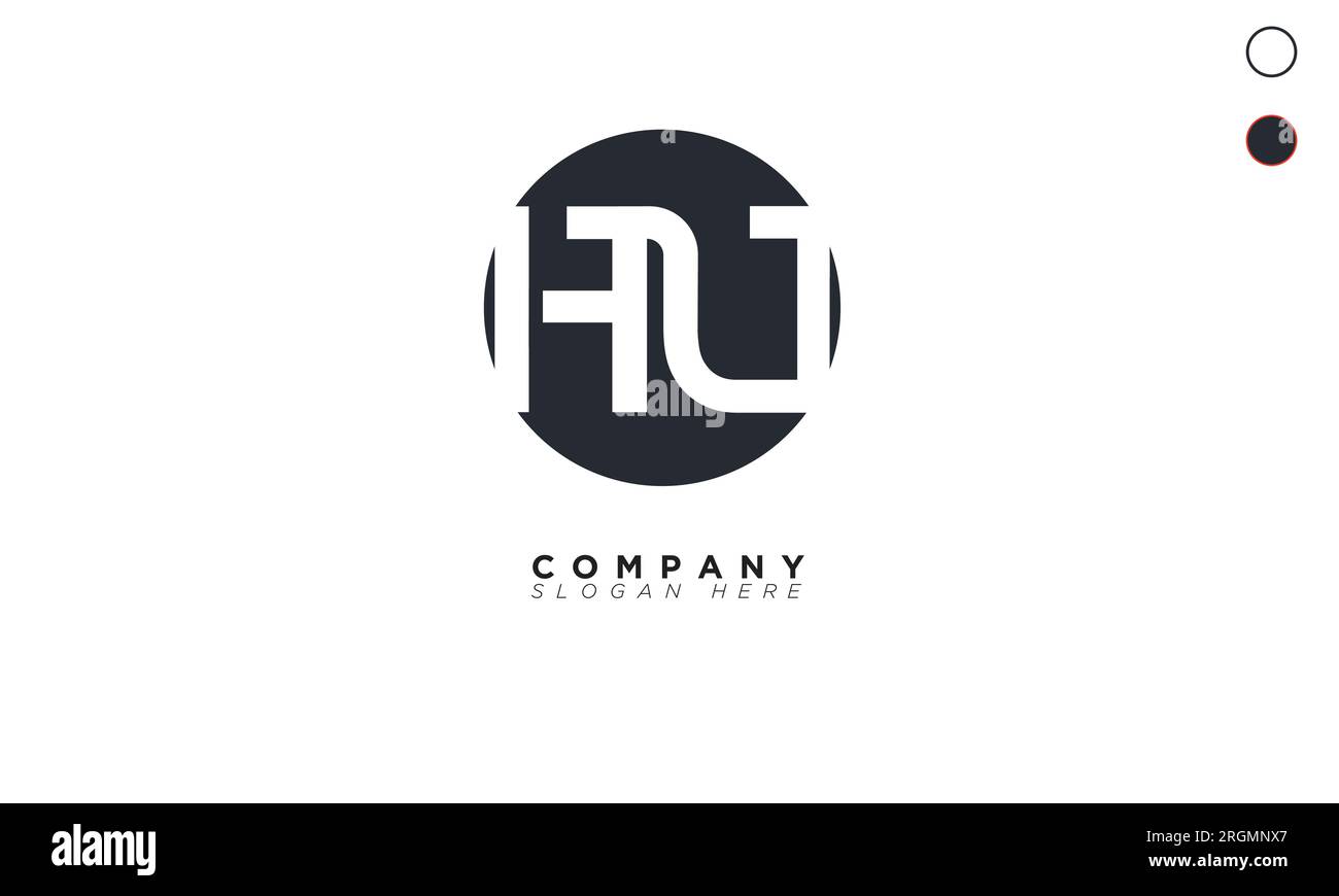 HU lettere alfabetiche iniziali logo monogramma Illustrazione Vettoriale