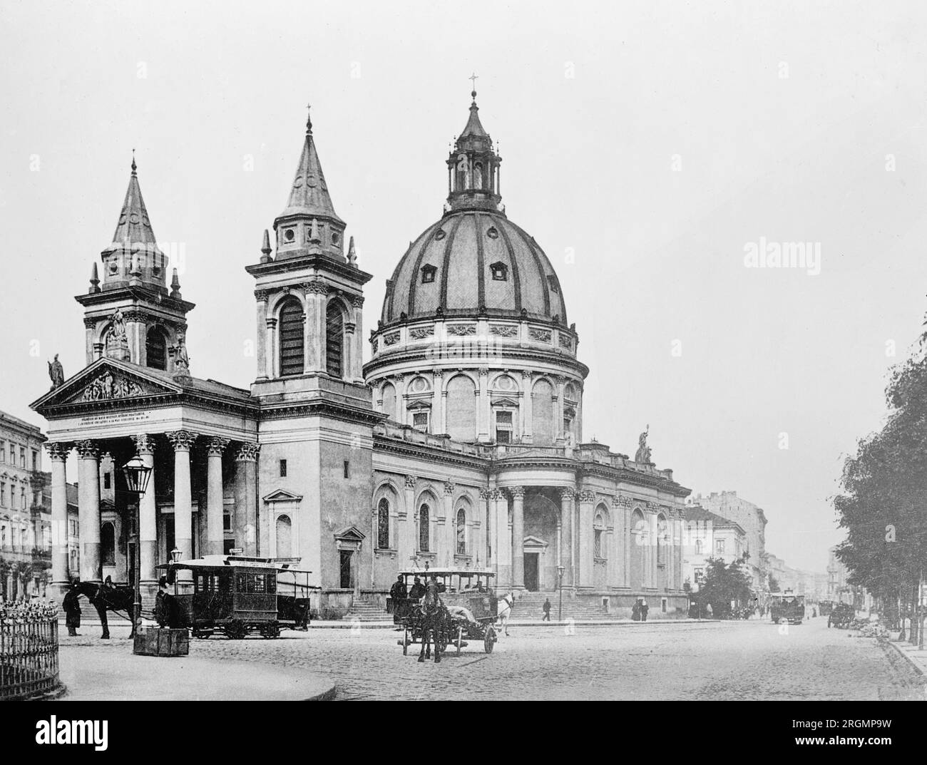 Chiesa di Alessandro, Varsavia Polonia ca. 1910-1926 Foto Stock