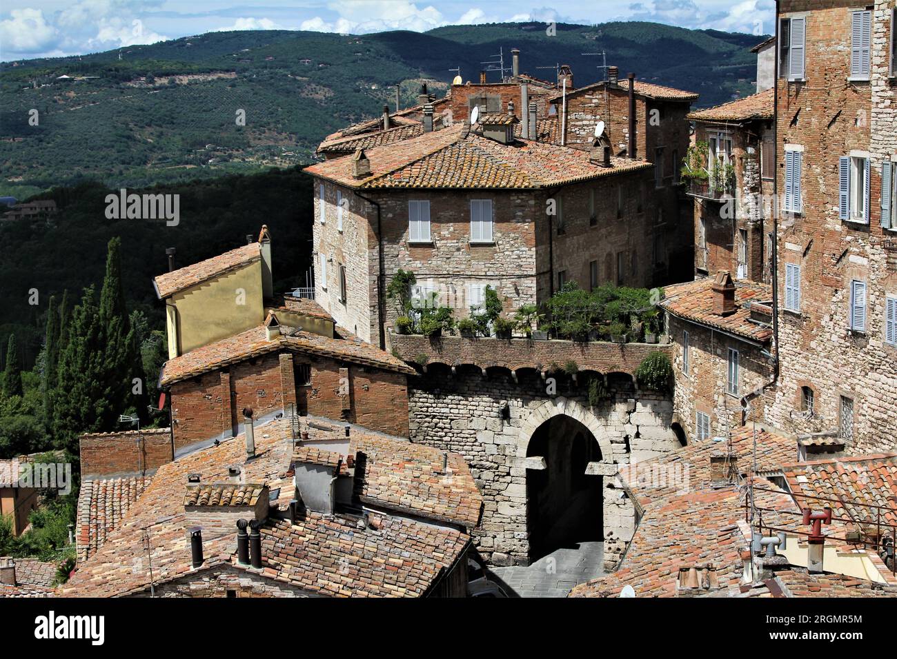 Bella Perugia, Italia Foto Stock