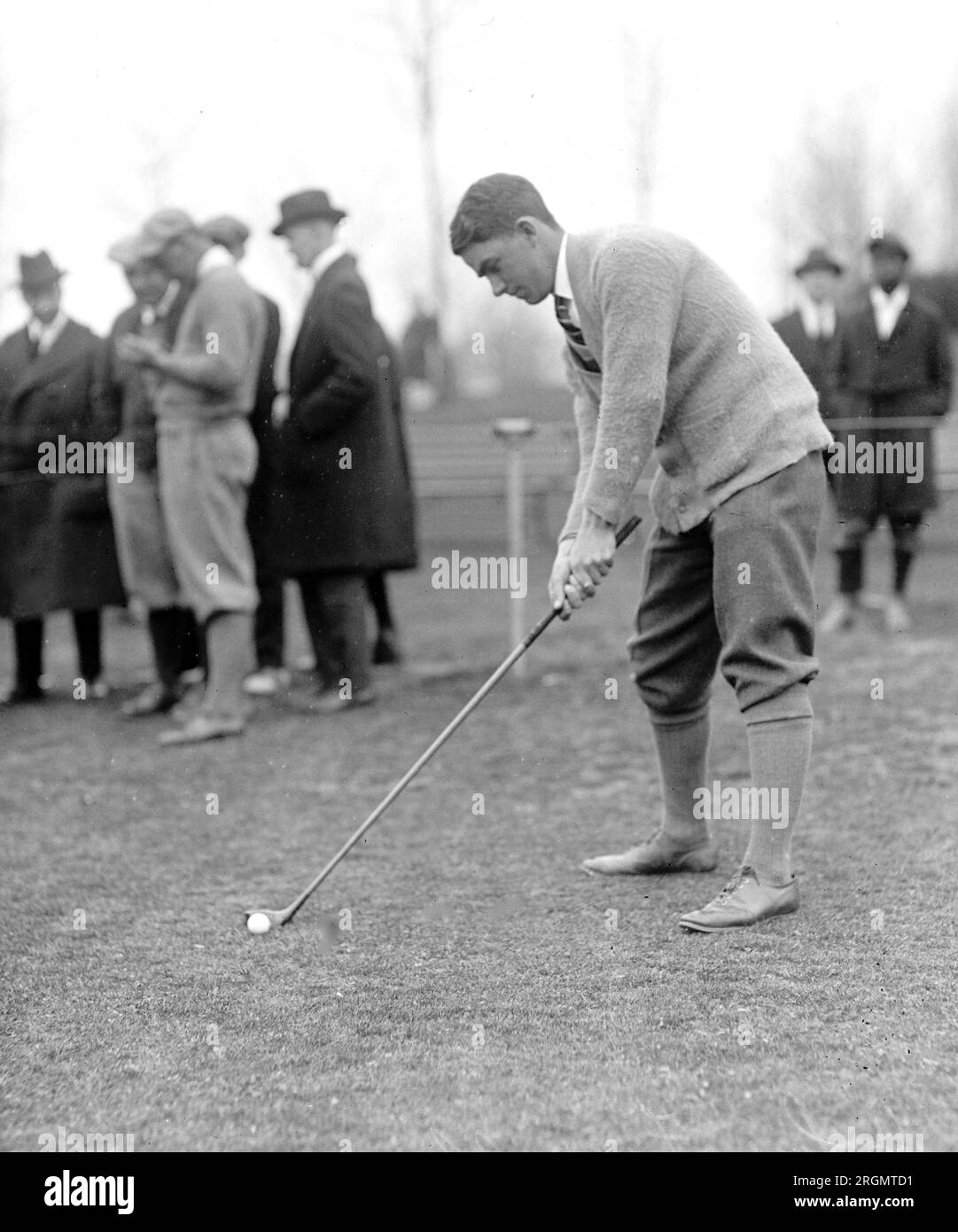 Golfista professionista John Farrell CA. 1922 Foto Stock