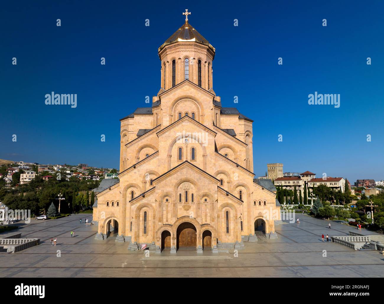 Santa Trinità Cattedrale di Tbilisi, Georgia Foto Stock