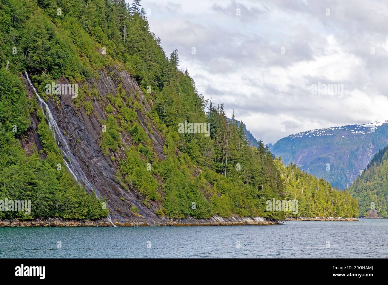Cascata nel Misty Fjords National Monument Foto Stock