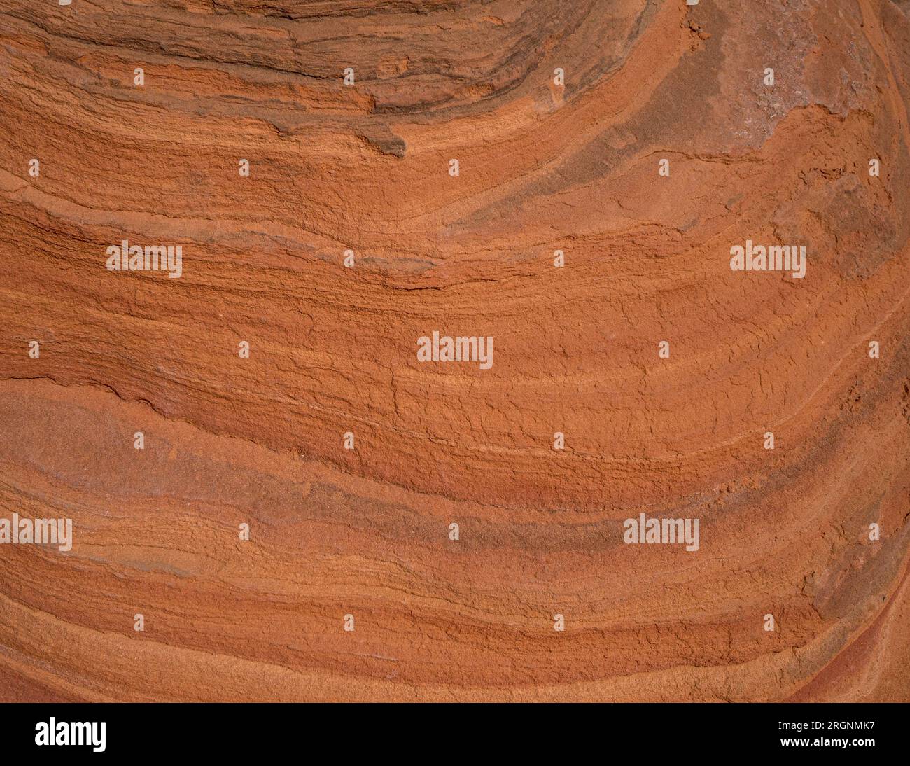 Roccia di arenaria rossa a Mexican Hat, Utah Foto Stock