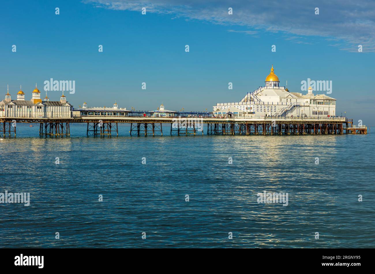 Eastbourne Pier, East Sussex, Inghilterra, Regno Unito. Foto Stock