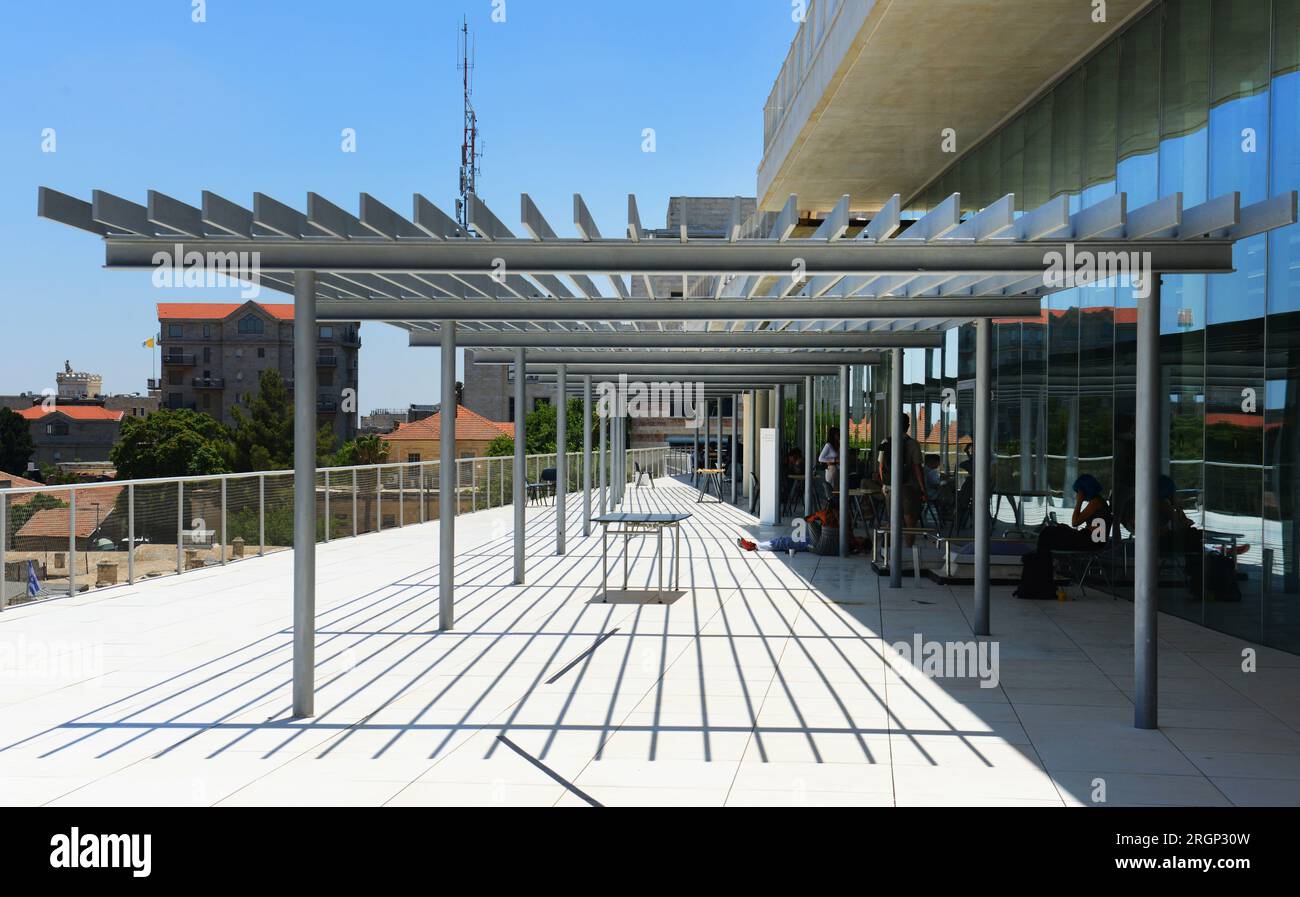 Il nuovo campus della Bezalel Academy of Arts and Design a Gerusalemme, Israele. Foto Stock
