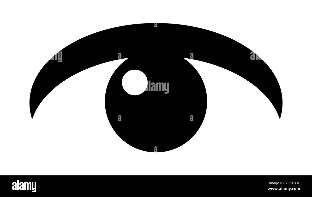 Visualizzazioni di contenuti con numero di icone occhio, visualizzazioni di pagine Web con conteggio occhi Illustrazione Vettoriale