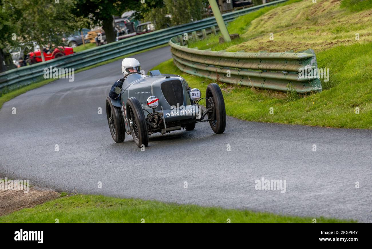 V.S.C.C. Prescott Speed Hill Climb, Prescott Hill, Gotherington, Gloucestershire, Inghilterra, UK, agosto 2023. Il Vintage Sports Car Club. Foto Stock