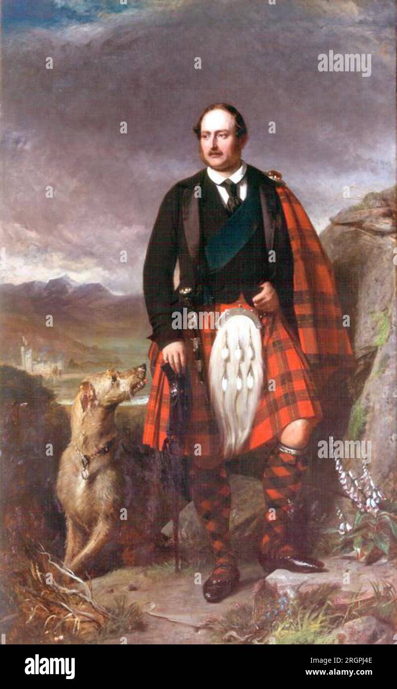 H.R.H. Albert, Prince Consort 1859 di John Phillip Foto Stock