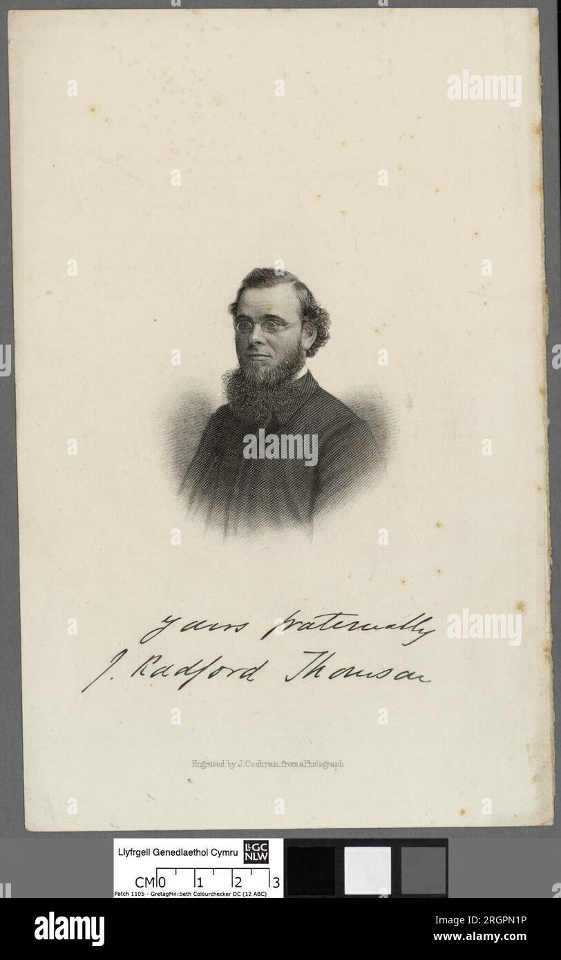 J. Radford Thomson circa 1840 di John Cochran Foto Stock