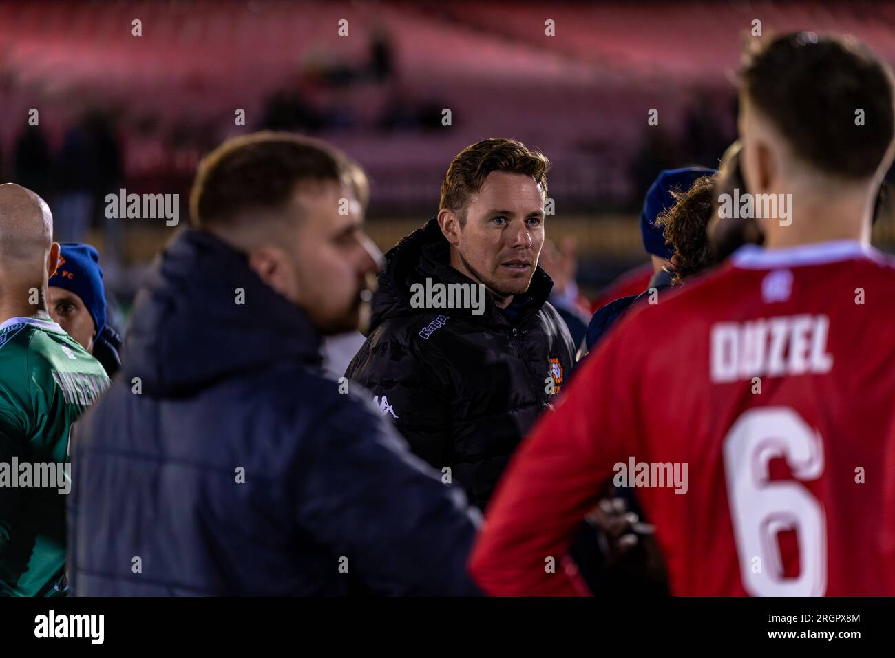 Sunshine North, Australia. 10 agosto 2023. Melbourne Knights FC vs. Queensland Lions FC nel round del 32 dell'Australia Cup al Melbourne Knights Football Club nel Sunshine North. Crediti: James Forrester/Alamy Live News Foto Stock