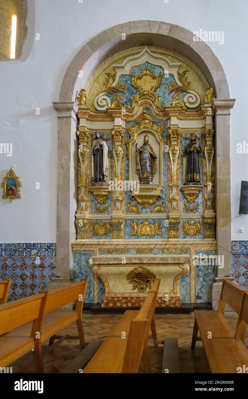 Portimao chiesa principale Igreja de Nossa Senhora da Conceição, Portimão, Algarve, Portogallo, Europa Foto Stock