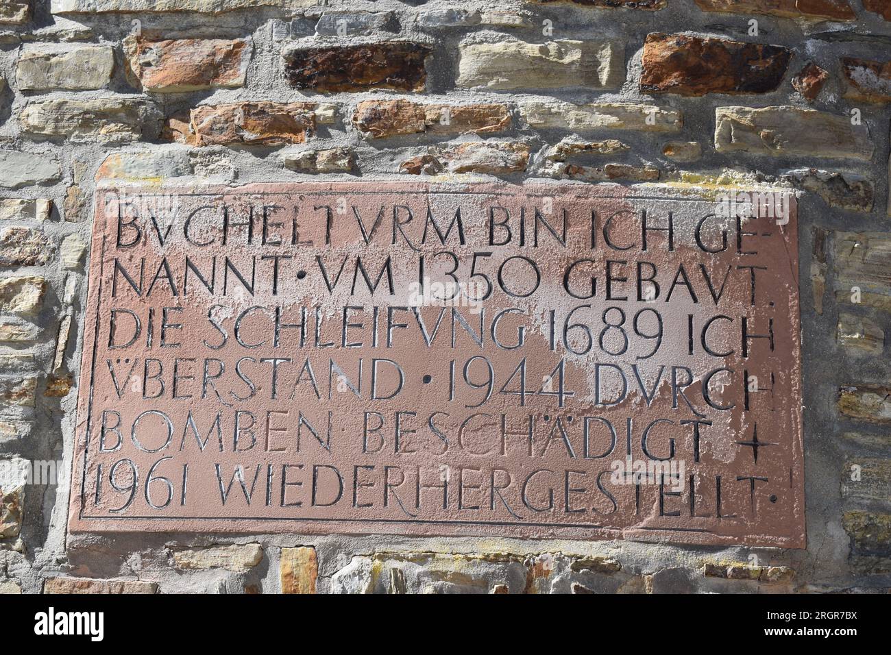 Büchelturm Sankt Vith Foto Stock