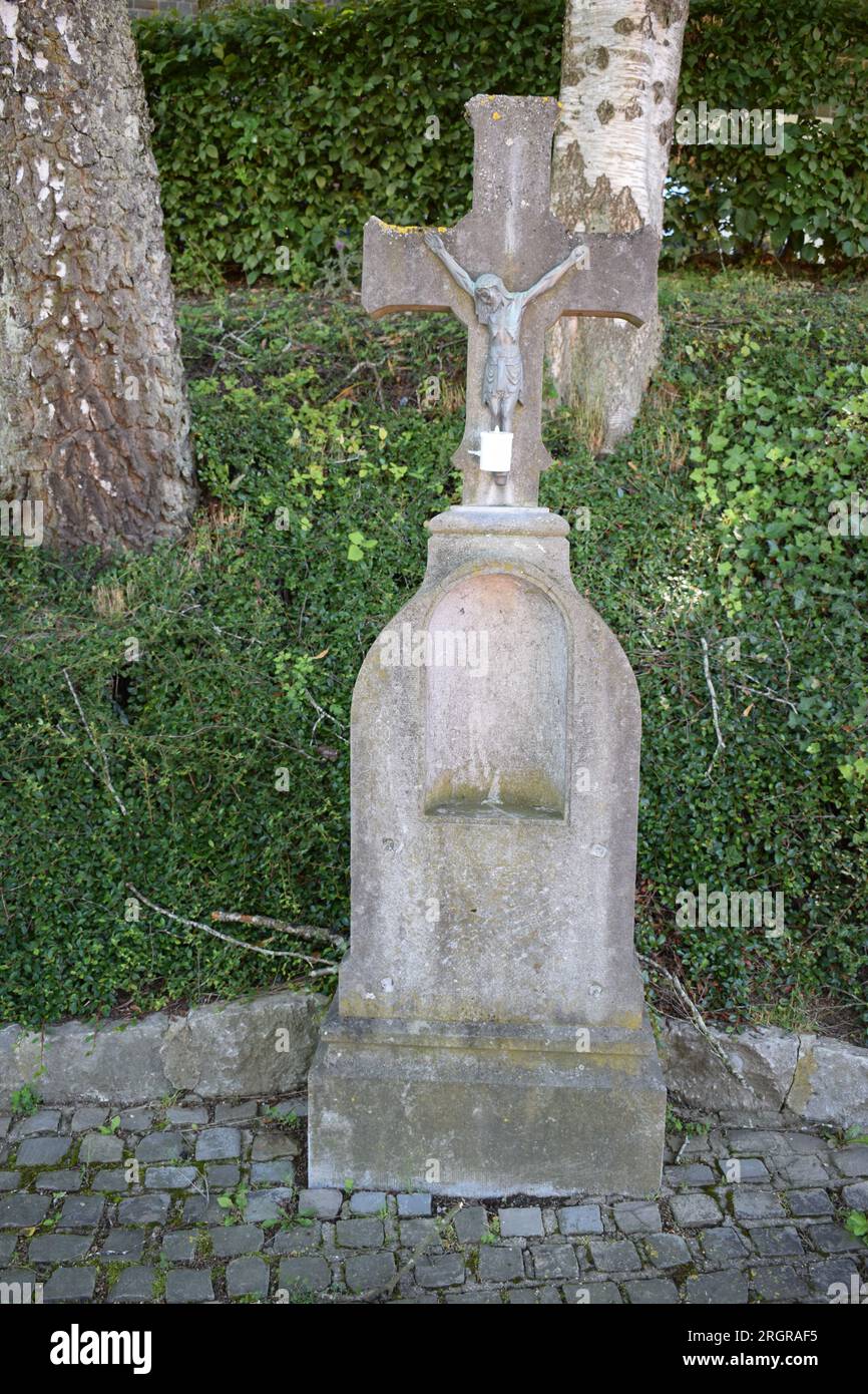 Vecchia traversa di pietra Foto Stock