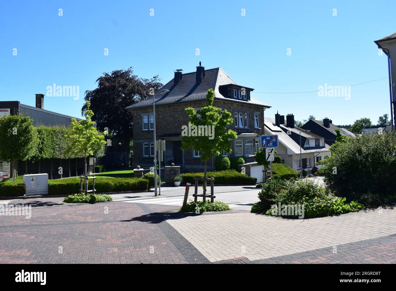 Luogo idilliaco a Sankt Vith, Belgio Foto Stock
