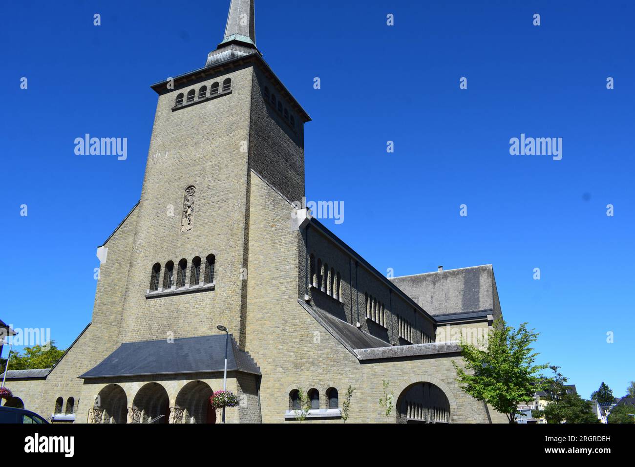 Chiesa Sankt Vitus in St Vith Foto Stock