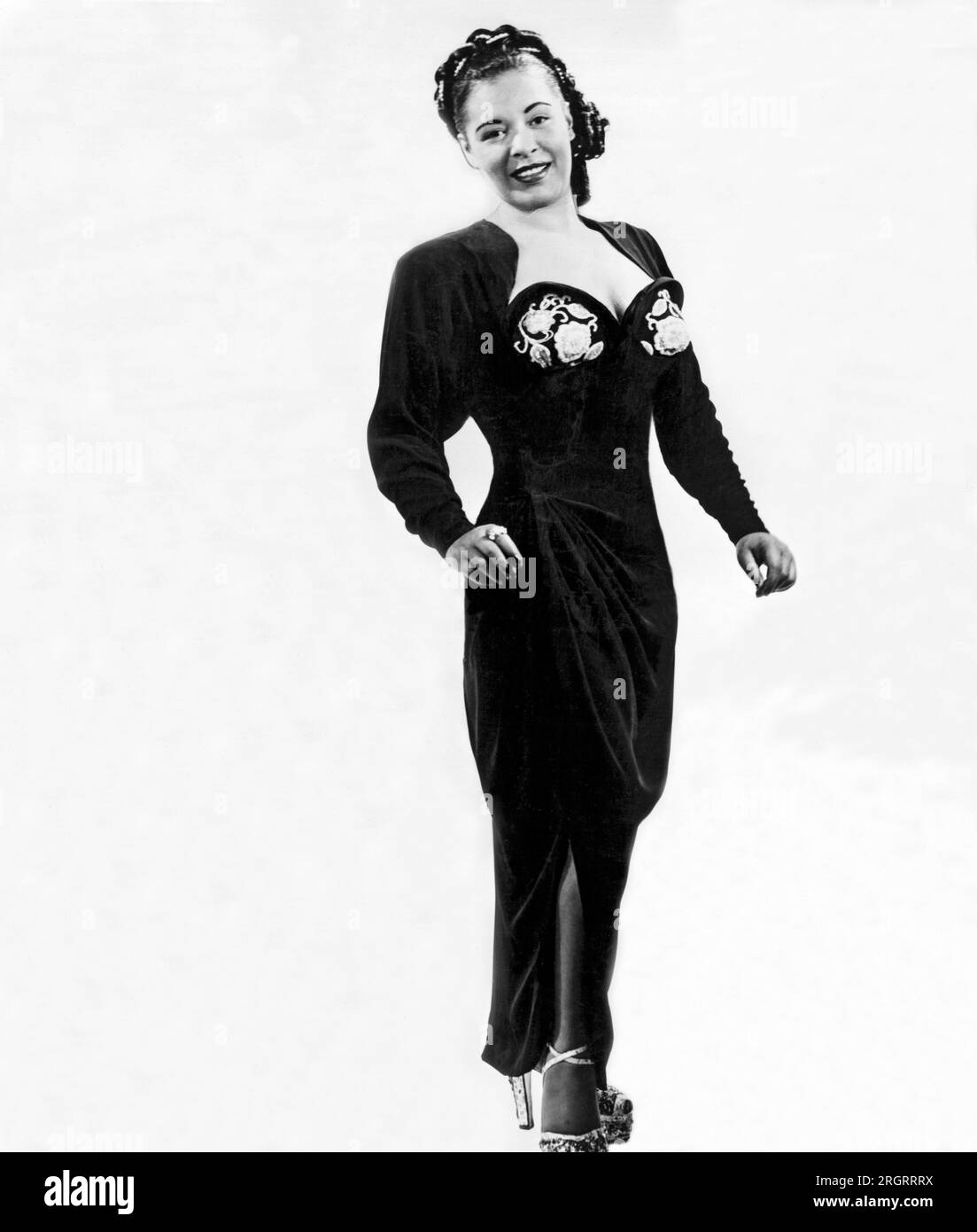 Stati Uniti: c. 1936 Una foto promozionale in studio della cantante blues Billie Holiday. Foto Stock