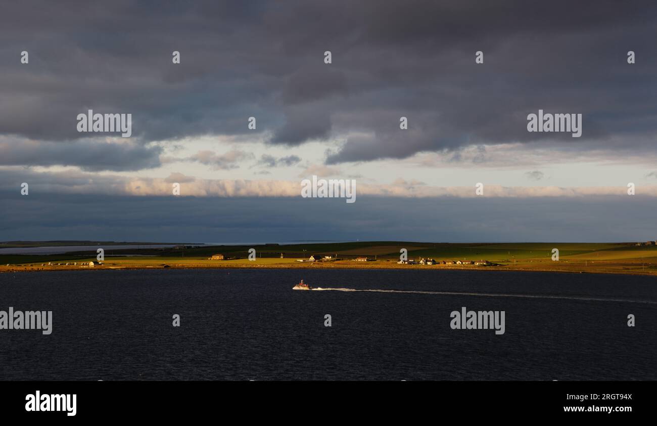 Orkney Inseln, paesaggio scozzese Foto Stock