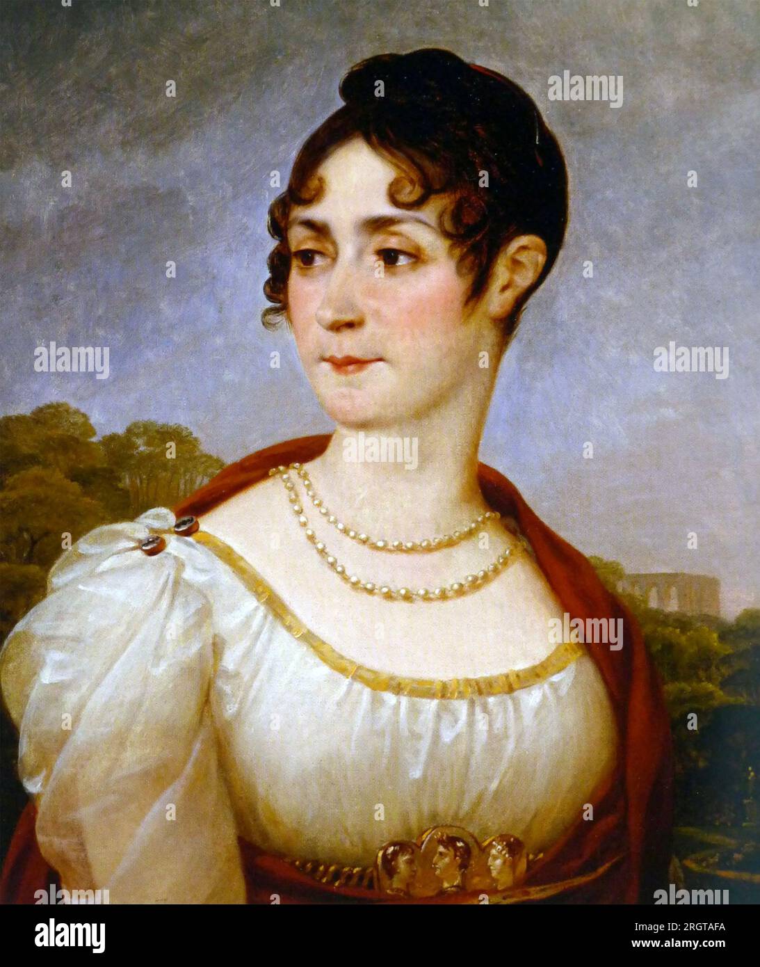 L'IMPERATRICE GIUSEPPINA BONAPARTE (1763-1814) moglie di Napoleone. Dipinto di Antoine-Jean Gros intorno al 1809 Foto Stock