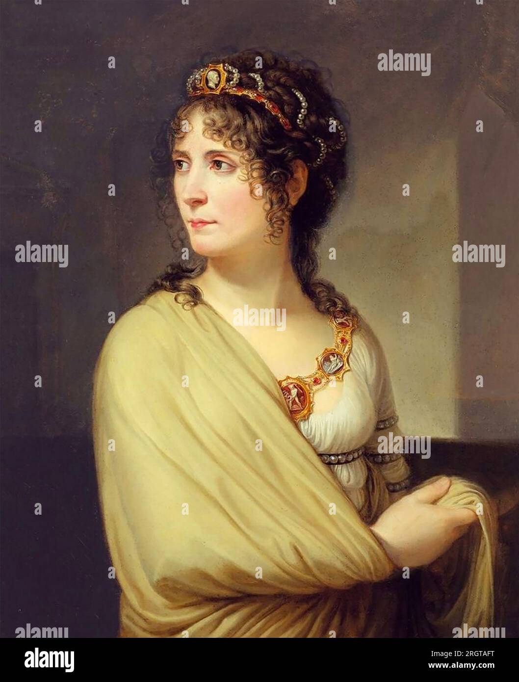 L'IMPERATRICE GIUSEPPINA BONAPARTE (1763-1814) moglie di Napoleone. Dipinto da Andrea Appiani intorno al 1808 Foto Stock
