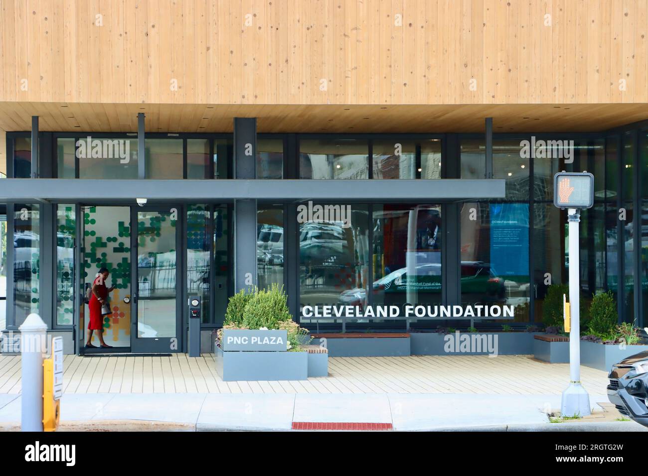 Edificio della Cleveland Foundation in Euclid avenue a Cleveland, Ohio Foto Stock