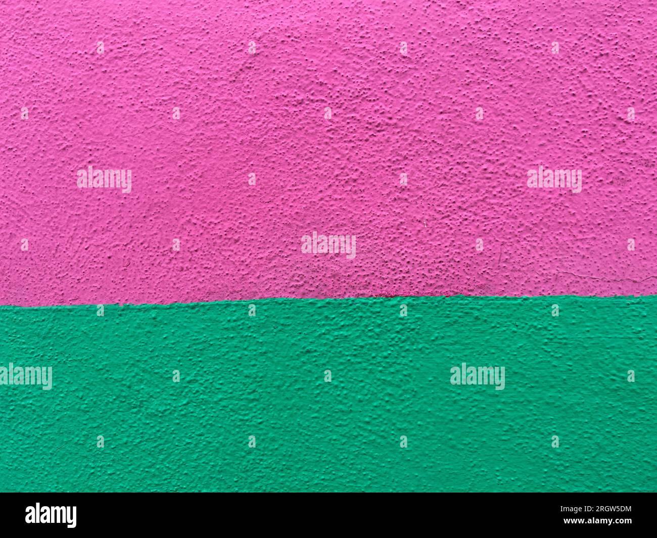 Mezzo Verde - parete in stucco HalfPink con sfondo testurizzato a Oaxaca, Messico Foto Stock