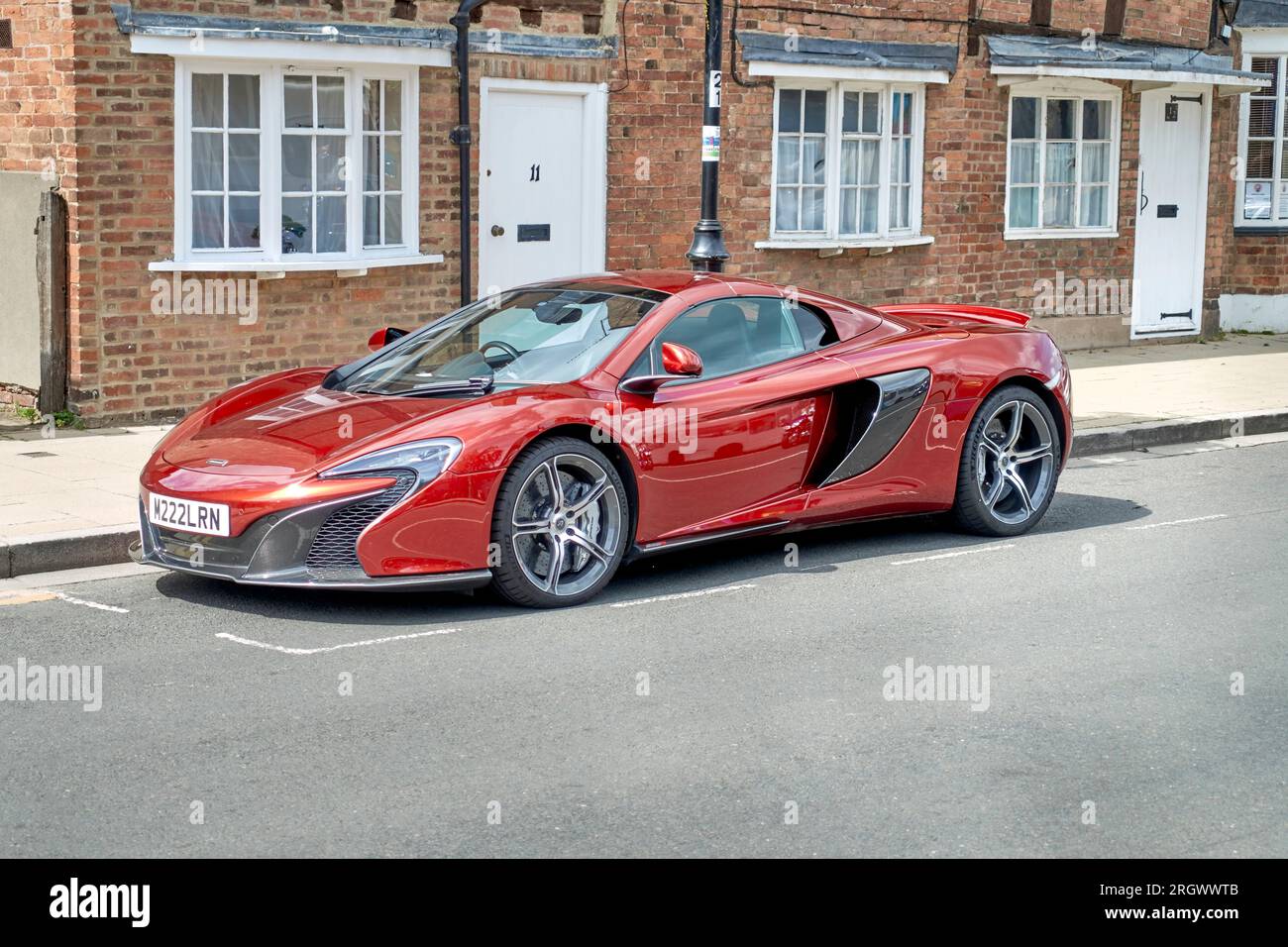 McLaren 650S supercar CAN-AM in rosso Foto Stock