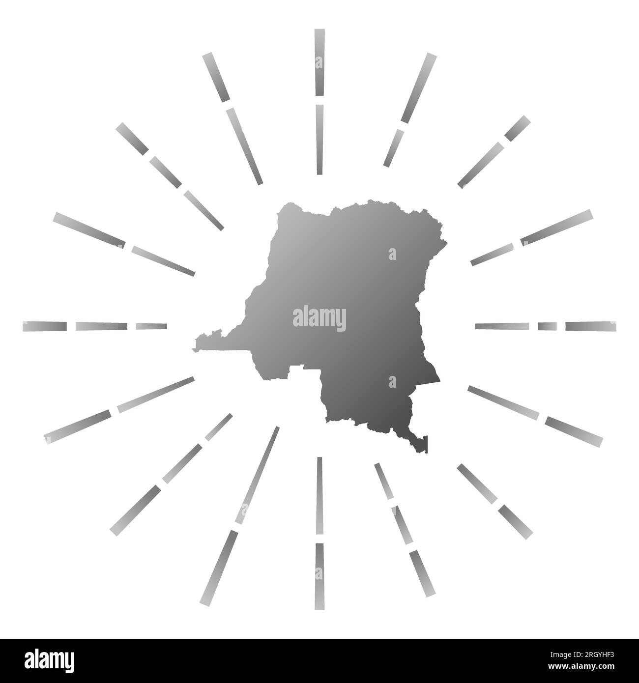 IL DR Congo ha preso il sole in pendenza. Mappa del paese con raggi stellari colorati. DR Congo illustrazione in digitale, tecnologia, Internet, stile di rete. Illustrazione Vettoriale IL DR Congo ha preso il sole in pendenza. Mappa del paese con raggi stellari colorati. DR Congo illustrazione in digitale, tecnologia, Internet, stile di rete. Illustrazione Vettoriale