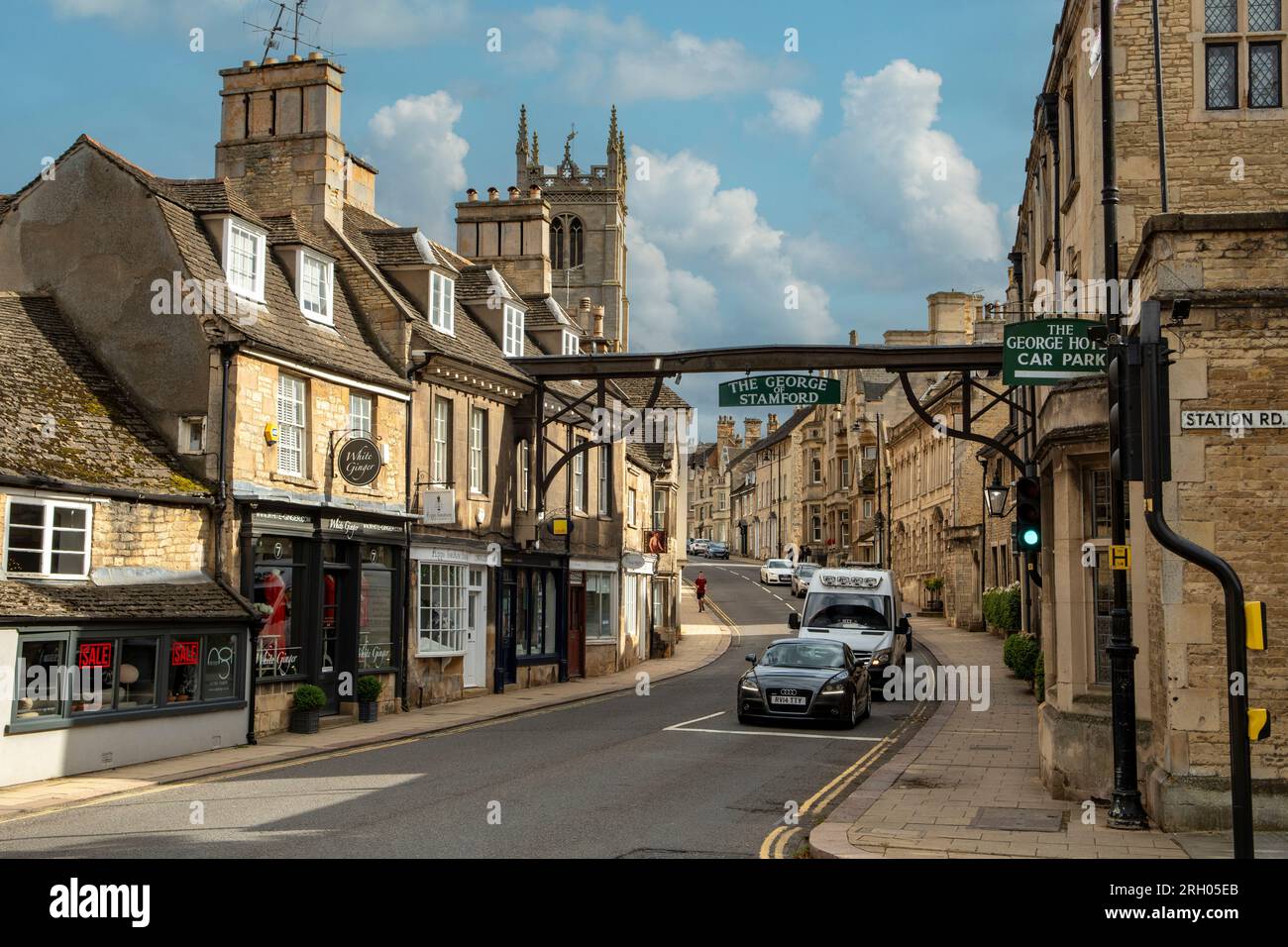 Ammira High Street St Martins, Stamford, Lincolnshire, Inghilterra Foto Stock