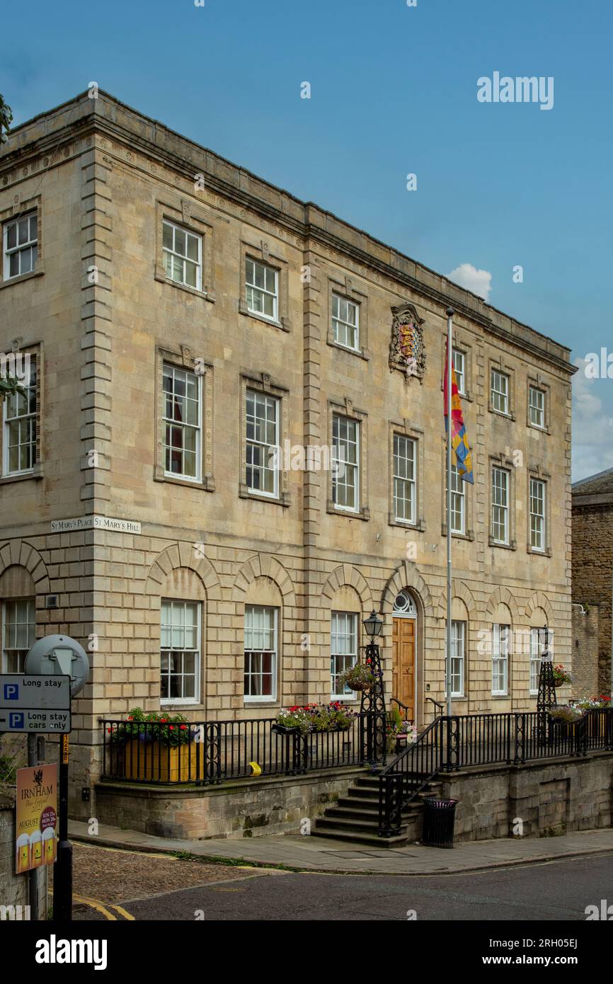 Municipio, Stamford, Lincolnshire, Inghilterra Foto Stock