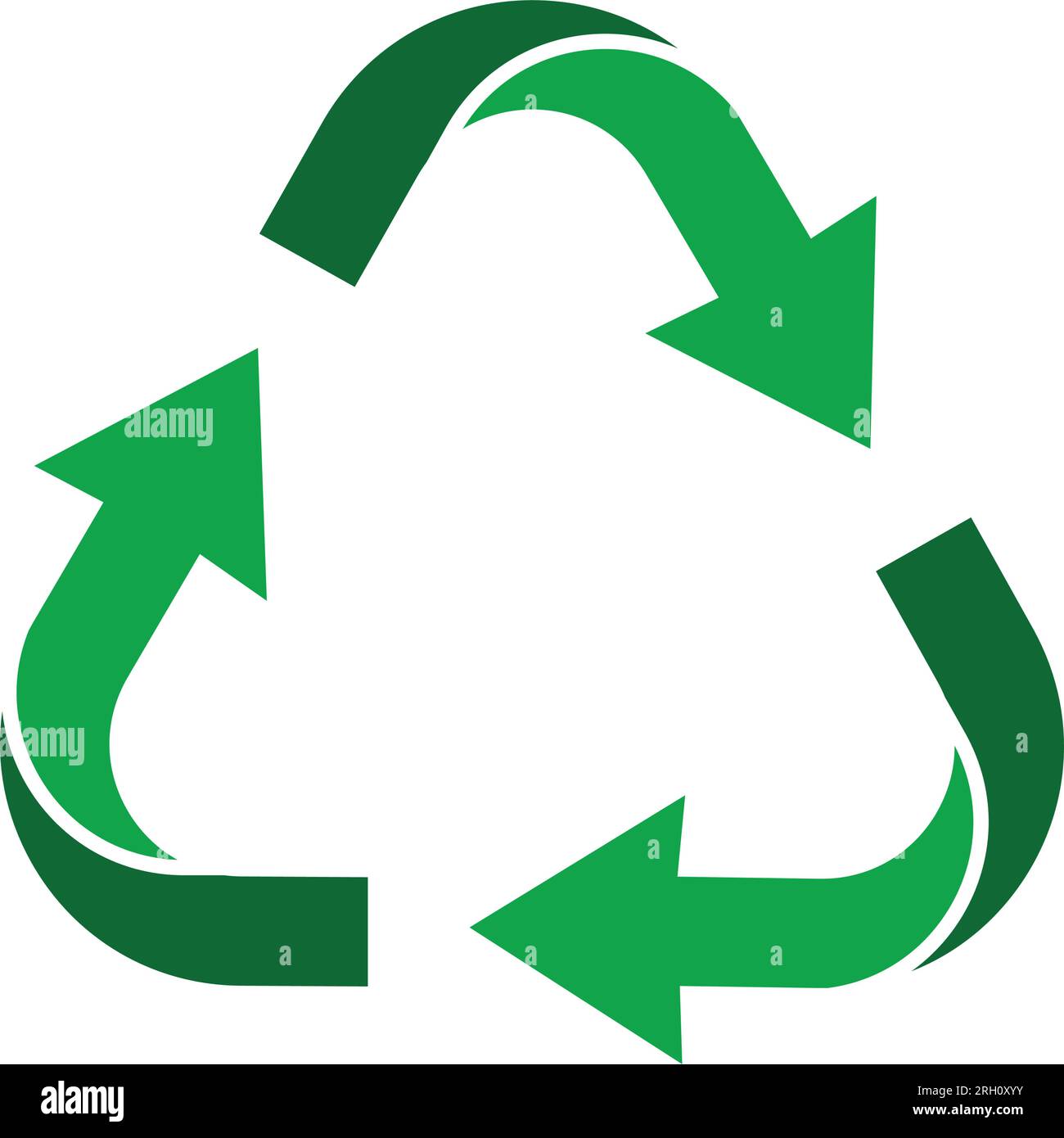 icona di riciclaggio disegno illustrativo vettoriale Illustrazione Vettoriale