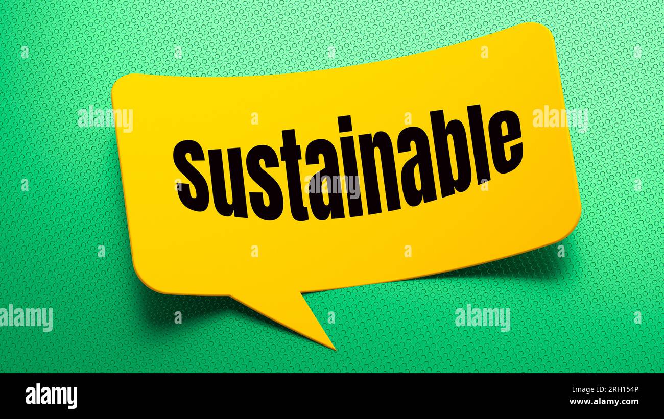 bolla curva sostenibile Foto Stock