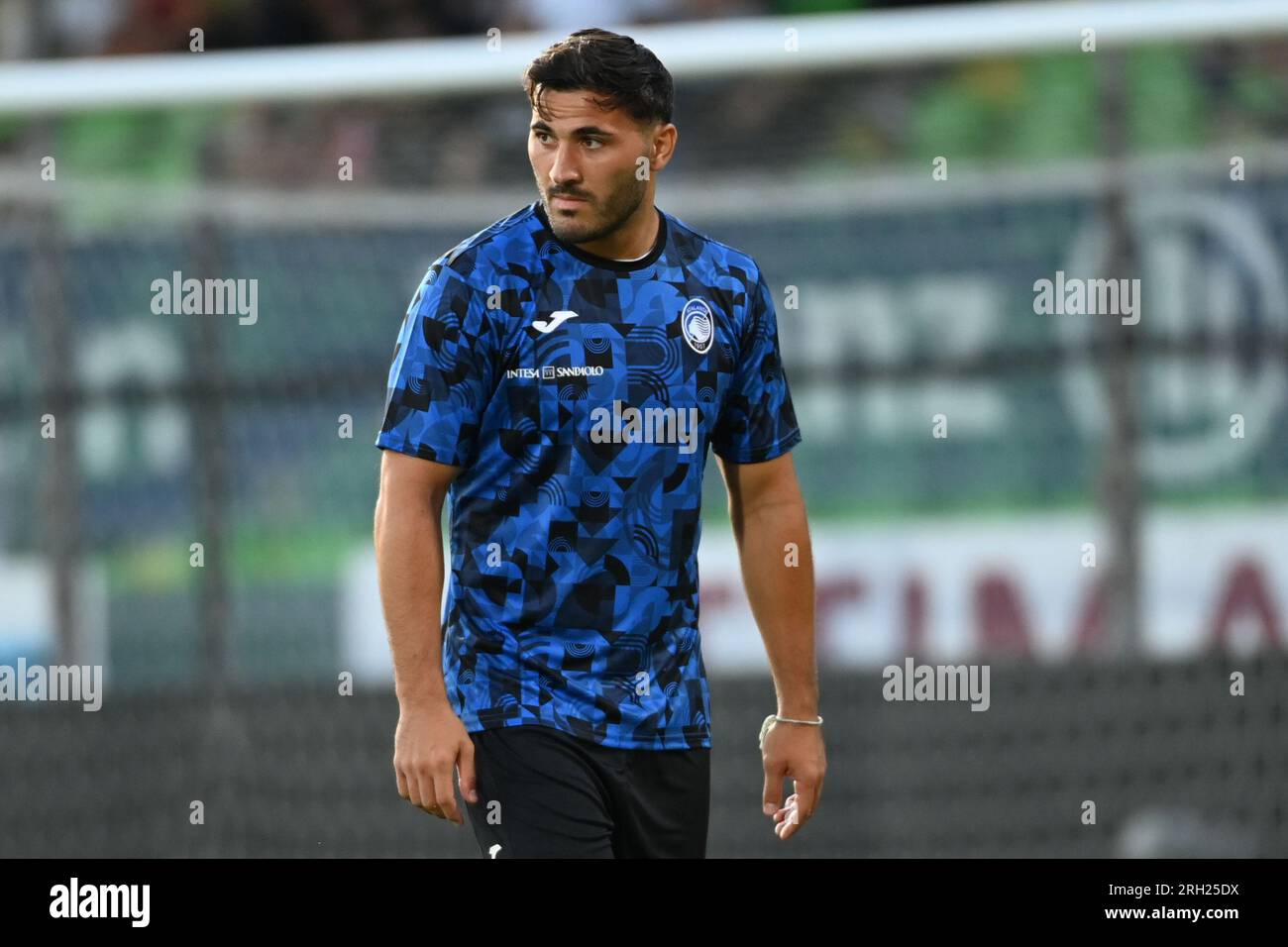 Cesena, Italia. 12 agosto 2023. Sead Kolasinac (Atalanta BC) durante la Juventus FC vs Atalanta BC, amichevole partita di calcio a Cesena, Italia, 12 agosto 2023 credito: Independent Photo Agency/Alamy Live News Foto Stock