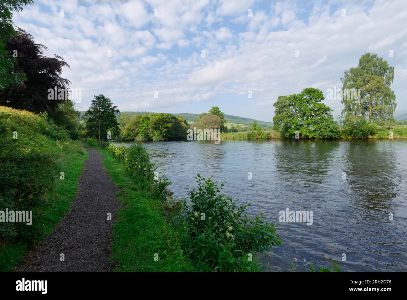 River Tay ad Aberfeldy, Perthshire Foto Stock