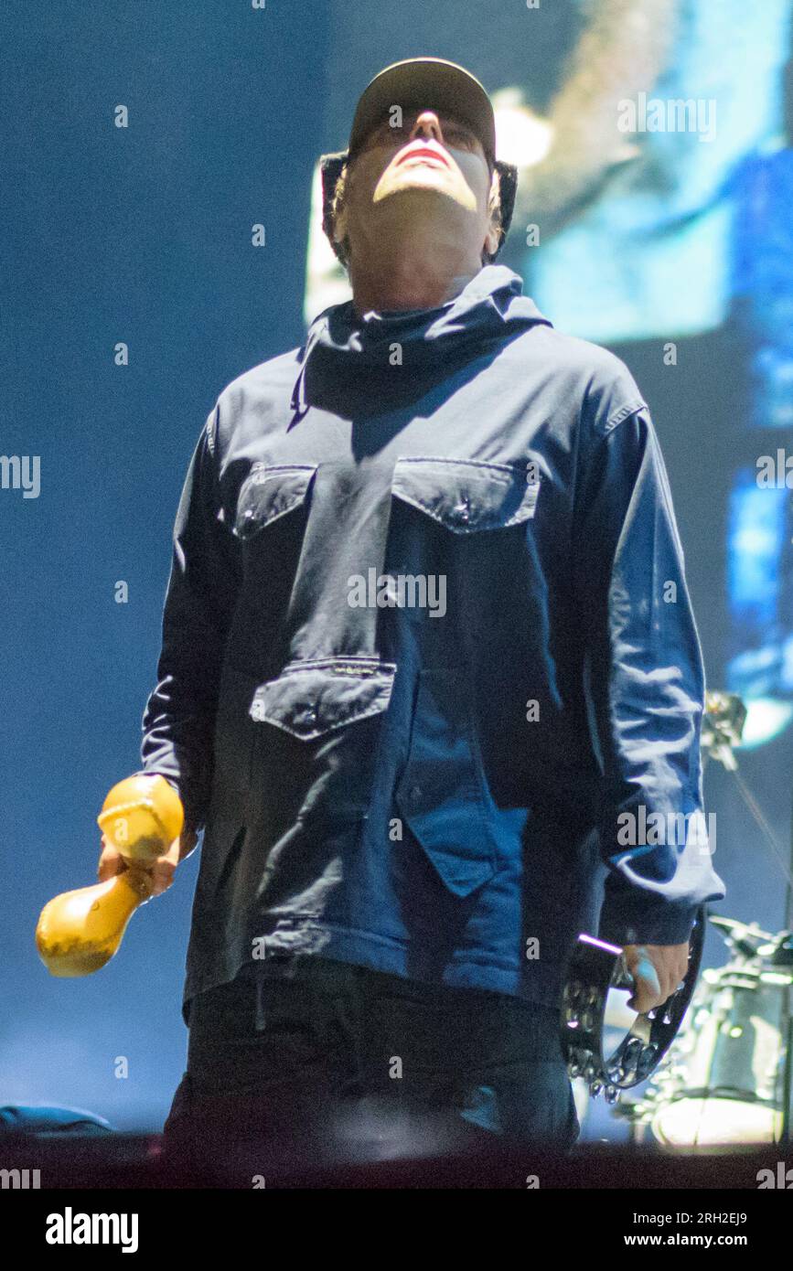 Boardmasters Festival, Newquay - Liam Gallagher headliner sabato sera in un'esclusiva britannica per il festival della Cornovaglia. Sabato 12 agosto. Credit Graham Tarrant/Alamy Live News Foto Stock