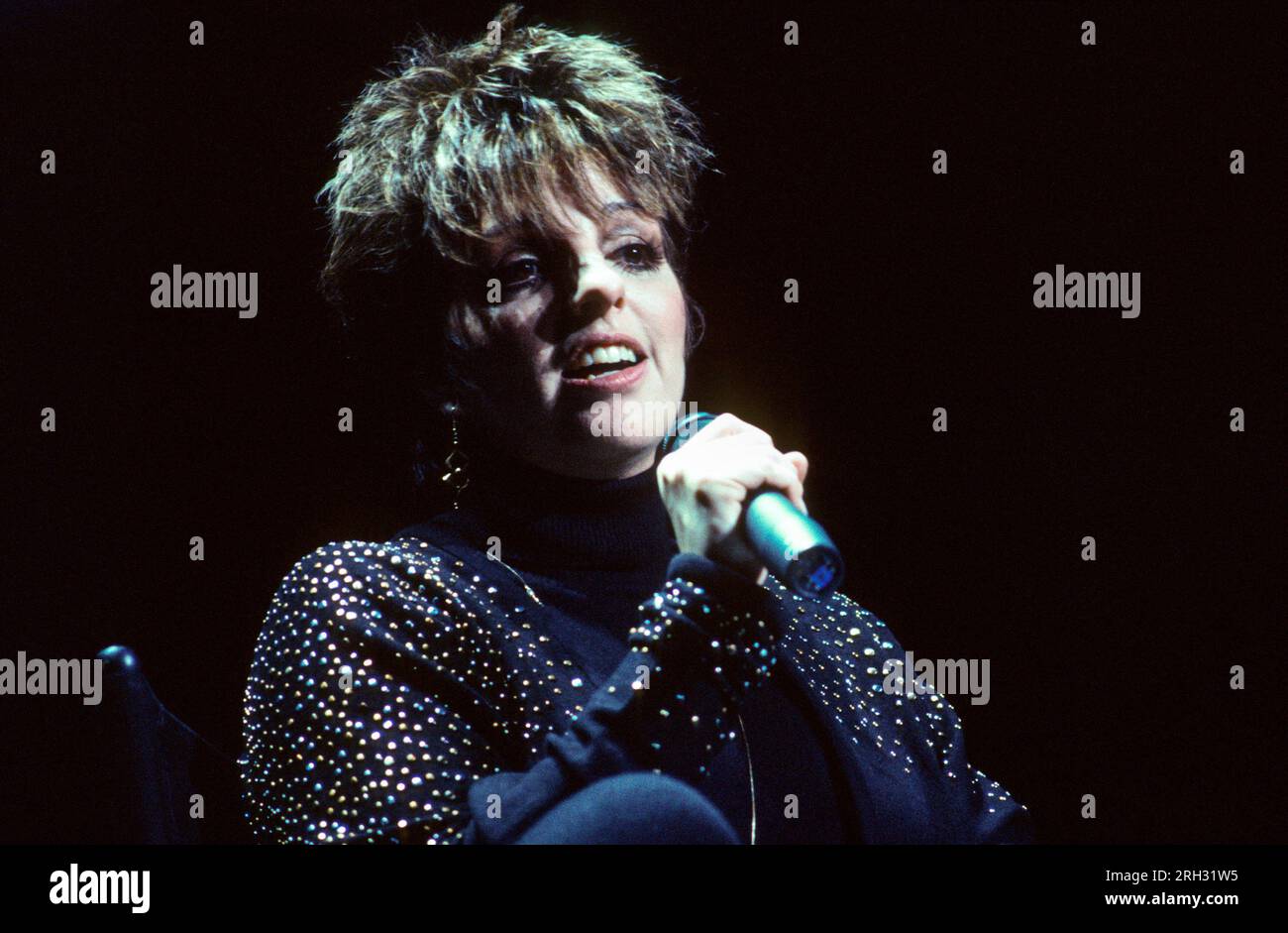 Liza Minnelli al London Palladium nel 1986 Foto Stock