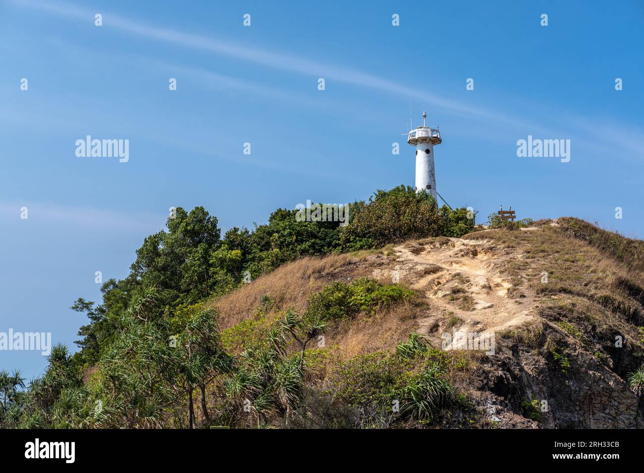 Faro di Koh Lanta. Parco nazionale MU Ko Lanta, Krabi, Thailandia. Foto Stock