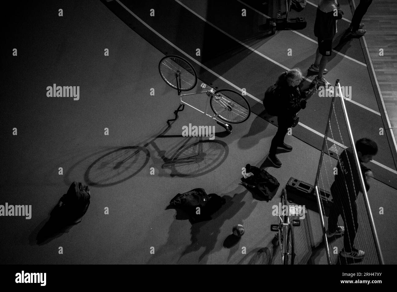 Ciclismo al coperto presso l'Emirates Arena durante i Campionati mondiali di ciclismo 2023 Foto Stock