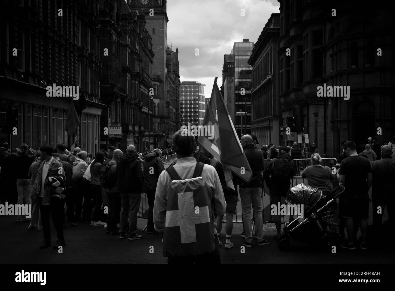 Mens Road Race World Championships, Glasgow, agosto 2023 Foto Stock